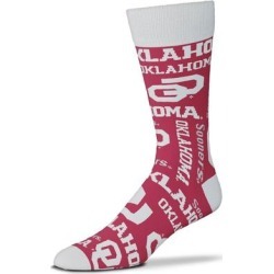 "For Bare Feet Oklahoma Sooners Wall to Crew Socks"