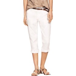 Plus Size Women's Seamed Capris by ellos in White (Size 24) found on Bargain Bro Philippines from Ellos for $30.95