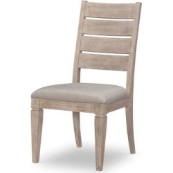 Milano by Rachael Ray Ladder Back Side Chair in Sandstone