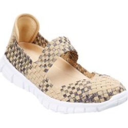 Wide Width Women's CV Sport Pammi Sneaker by Comfortview in Champagne (Size 7 1/2 W) found on Bargain Bro from Woman Within for USD $14.42