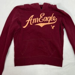 American Eagle Outfitters Shirts & Tops | #1538 American Eagle Outfitters Maroon Kids Hoodie | Size S | Color: Orange/Red | Size: Sb found on Bargain Bro Philippines from poshmark, inc. for $13.00