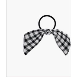 Madewell Accessories | Madewell Fabric Hair Elastic | Color: Black/White | Size: Os found on Bargain Bro Philippines from poshmark, inc. for $28.00