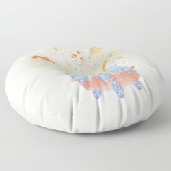 Dream Potion Floor Pillow by Camille Chew - ROUND - 30" x 30"