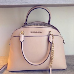 Michael Kors Bags | Michael Kors Emily Pink Leather Satchel | Color: Pink | Size: Os found on Bargain Bro from poshmark, inc. for USD $114.00