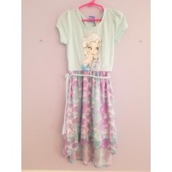 Disney Dresses | $6 Flash Sale! Disney Frozen Elsa Dress | Color: Blue/Purple | Size: 6g