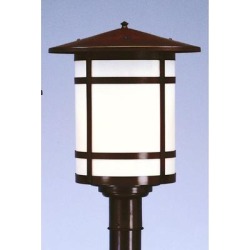 Arroyo Craftsman Berkeley 15 Inch Tall 1 Light Outdoor Post Lamp - BP-14L-M-BZ found on Bargain Bro Philippines from Capitol Lighting for $764.00