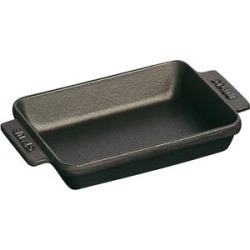 Staub Cast Iron 5.75-inch x 4.5-inch Mini Rectangular Baker - Matte Black
