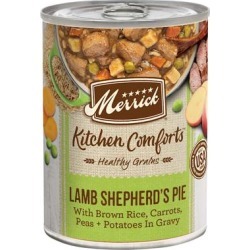 Merrick Healthy Grains Kitchen Comforts, Lamb Shepherd's Pie, Lamb and Rice Wet Dog Food, 12.7 oz.