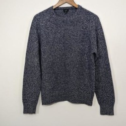 J. Crew Sweaters | J. Crew Men's Lambs Wool Blue Marbled Crew Neck Sweater Size M 31899 | Color: Blue/White | Size: M found on MODAPINS