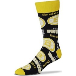 "For Bare Feet Boston Bruins Wall to Crew Socks"