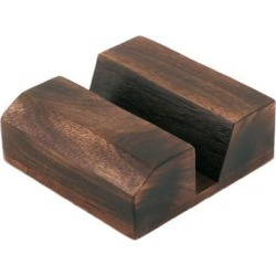 Close At Hand,'Wood Cell Phone Stand Hand Carved in India'