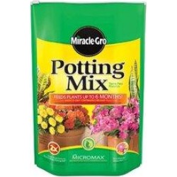 Miracle-Gro Potting Mix Growing Kit in Black, Size 15.0 H x 11.0 D in | Wayfair 75686300
