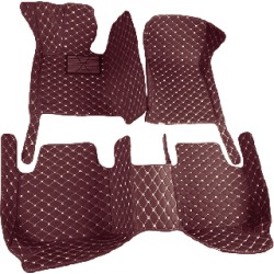 Custom Floor Mats For Jeep Commander 7 Seat Wine Durable Synthetic Leather. Waterproof & High Wall 5D Custom Fit. Year: 2009 found on Bargain Bro from carcovers.com for USD $197.56
