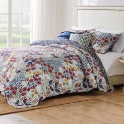 Perry Quilt Set by Greenland Home Fashions in Multi (Size KING)