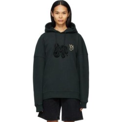 Green Pearl Logo Hoodie - Green - we11done Sweats
