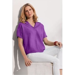 Women's Hi-Pointe Shirt by Soft Surroundings, in Royal Purple size XS (2-4)