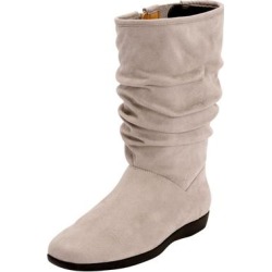 Women's The Aneela Wide Calf Boot by Comfortview in Oyster Pearl (Size 12 M) found on Bargain Bro Philippines from Woman Within for $59.99