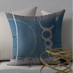 Orren Ellis Talant Undeniably Pride Square Pillow Cover & Insert Polyester in Blue, Size 24.0 H x 24.0 W x 6.0 D in | Wayfair found on Bargain Bro from Wayfair for USD $56.99