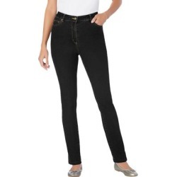 Plus Size Women's Stretch Skinny Jean by Woman Within in Black Denim (Size 16 W) found on Bargain Bro from fullbeauty for USD $28.26
