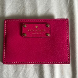Kate Spade Bags | Kate Spade Card Holder | Color: Red/Pink | Size: Os found on Bargain Bro Philippines from poshmark, inc. for $14.00