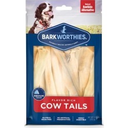 Barkworthies Cow Tail Dog Treats, 6 oz.