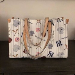 Dooney & Bourke Bags | Dooney & Bourke Nyy Shopper Bag | Color: White | Size: Os