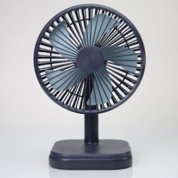 Aimjerry Mini Usb Desk Fan w/ 3 Speeds 270° Adjustment For Better Cooling, Small Personal Air Circulator Fan For Desktop Table Office （） in Blue found on Bargain Bro from Wayfair for USD $12.11