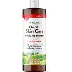 NaturVet Aller-911 Skin Care Shampoo, 16 FZ