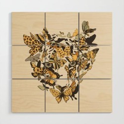 Wooden Wall Art | Still Alive by Huebucket - 3' X 3' - Society6