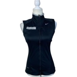 Nike Jackets & Coats | The Nike Shield Running Undershirt High-Tech Cold-Weather Layer Dri-Fit Vest | Color: Black/Gray | Size: Xs found on MODAPINS