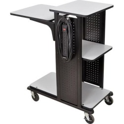 Luxor WPS4HDE Presentation Station Cart - 34" x 18" x 38"