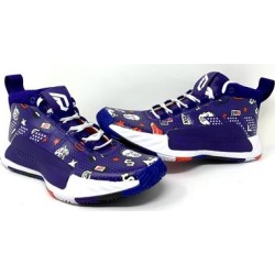 Adidas Shoes | Adidas Dame 5 Basketball Shoes Purple Le Print $ | Color: Blue/Purple | Size: Various