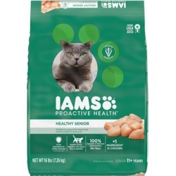 Iams ProActive Health Chicken Senior Dry Cat Food, 16 lbs.