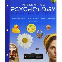 Loose-Leaf Version For Scientific American: Presenting Psychology