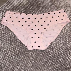 Victoria's Secret Intimates & Sleepwear | Cheeky Polkadot Panties - Victorias Secret | Color: Black/Pink | Size: Xl found on Bargain Bro from poshmark, inc. for USD $7.60