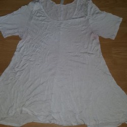 Lularoe Tops | Lularoe Short Sleeve Top | Color: White | Size: L found on Bargain Bro from poshmark, inc. for USD $9.88