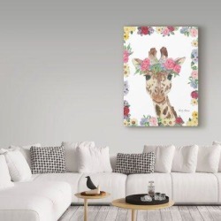 Harriet Bee 'Flower Friends II' Canvas Art Canvas in Brown/Green/Pink, Size 24.0 H x 18.0 W in | Wayfair F118FEA50F554794BBCB921B44A224BF found on Bargain Bro from Wayfair for USD $54.71
