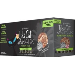 Tiki Cat After Dark Variety Pack Wet Cat Food, 2.8 oz., Case of 12 found on Bargain Bro from petco.com for USD $18.98