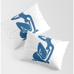 Matisse In Bahamas King Size Pillow Sham by Srceudara - STANDARD SET OF 2 - Cotton