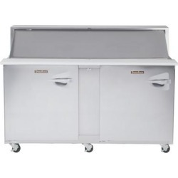 Traulsen UPT6012-LL 60" 2 Left Hinged Door Refrigerated Sandwich Prep Table