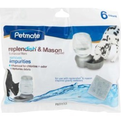 Petmate Replacement Filters for Replendish Auto-Watering Systems, Pack of 6 filters, 6 CT