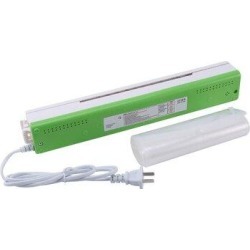 Kepptory Food Saver Vacuum Sealer in Green, Size 14.17 H x 2.13 W x 2.0 D in | Wayfair SZUS-WF5A-I957544A2