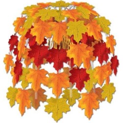 The Holiday Aisle® Fall/Thanksgiving Leaves Of Autumn Cascade in Orange/Yellow, Size 24.0 H x 16.0 W x 16.0 D in | Wayfair THLA7937 40758429 found on Bargain Bro Philippines from Wayfair for $73.98