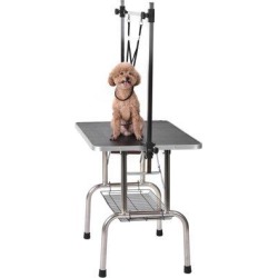 sawpy Dog Cat Pet Grooming Table, Adjustable Clamp Overhead Pet Grooming Arm w/ Double Grooming Loop, Size 64.0 H x 36.0 W x 24.0 D in | Wayfair
