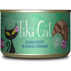 Tiki Cat Luau Seabass Recipe Wet Cat Food, 6 oz., Case of 8, 8 X 6 OZ found on Bargain Bro from petco.com for USD $18.00