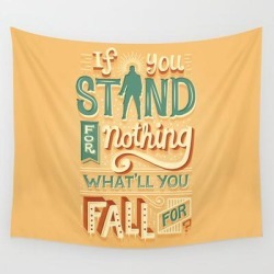 Wall Hanging Tapestry | Make A Stand by Risa Rodil - 51" x 60" - Society6