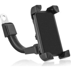 Polar Motorcycle Phone Holder, Motorcycle Motorbike Phone Mount Holder Handlebar For 3.5-6.5 Inch Iphone 8 7 6 6S 7Plus 5 5S in Black | Wayfair found on Bargain Bro Philippines from Wayfair for $54.27
