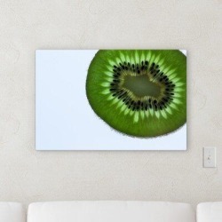 Ebern Designs 'Kiwi' Graphic Art Print on Canvas & Fabric in Blue/Green, Size 14.0 H x 14.0 W x 2.0 D in | Wayfair 742782837BDC4CE983F8E9B522A1574E found on Bargain Bro from Wayfair for USD $75.23