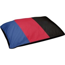 East Urban Home Los Angeles Outdoor Pillow Metal in Red/Blue/Black, Size Extra Large (50