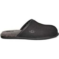 Scuff Leather Sheepskin Slippers - Black - Ugg Slip-Ons